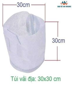 Túi Vải Trồng Cây 30x30cm có quai Túi Vải Trồng Cây 30x30cm có quai